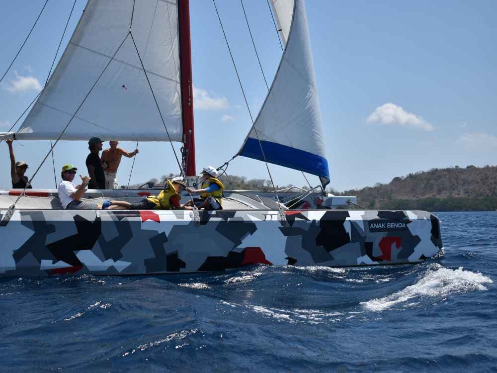 Ocean Adventure with Trimaran Boat slide